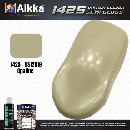 SATINE OPAQUE 1/2 - BRITISH STANDARD SEMI GLOSS COLOUR AIKKA (auto base ou auto kril) - 250 couleurs