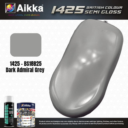 SATINE OPAQUE 1/2 - BRITISH STANDARD SEMI GLOSS COLOUR AIKKA (auto base ou auto kril) - 250 couleurs