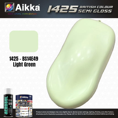 SATINE OPAQUE 1/2 - BRITISH STANDARD SEMI GLOSS COLOUR AIKKA (auto base ou auto kril) - 250 couleurs
