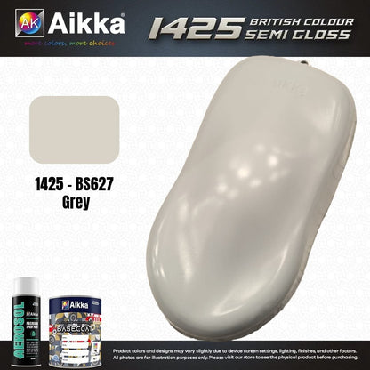 SATINE OPAQUE 1/2 - BRITISH STANDARD SEMI GLOSS COLOUR AIKKA (auto base ou auto kril) - 250 couleurs