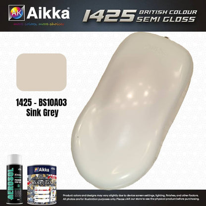 SATINE OPAQUE 1/2 - BRITISH STANDARD SEMI GLOSS COLOUR AIKKA (auto base ou auto kril) - 250 couleurs