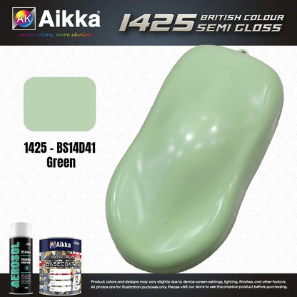 SATINE OPAQUE 1/2 - BRITISH STANDARD SEMI GLOSS COLOUR AIKKA (auto base ou auto kril) - 250 couleurs
