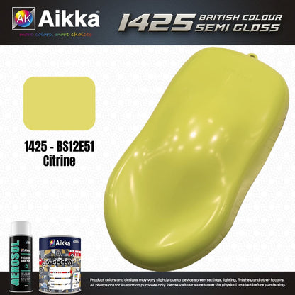 SATINE OPAQUE 1/2 - BRITISH STANDARD SEMI GLOSS COLOUR AIKKA (auto base ou auto kril) - 250 couleurs