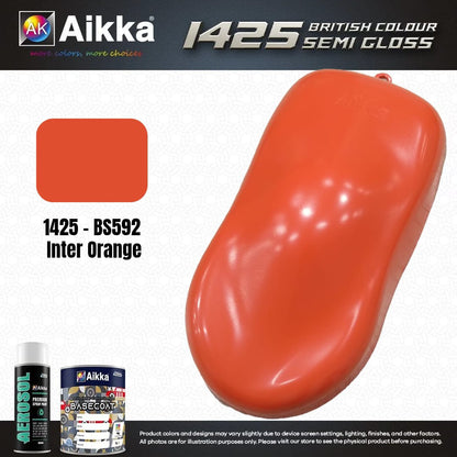 SATINE OPAQUE 1/2 - BRITISH STANDARD SEMI GLOSS COLOUR AIKKA (auto base ou auto kril) - 250 couleurs