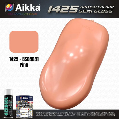 SATINE OPAQUE 1/2 - BRITISH STANDARD SEMI GLOSS COLOUR AIKKA (auto base ou auto kril) - 250 couleurs