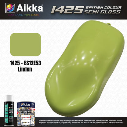 SATINE OPAQUE 1/2 - BRITISH STANDARD SEMI GLOSS COLOUR AIKKA (auto base ou auto kril) - 250 couleurs