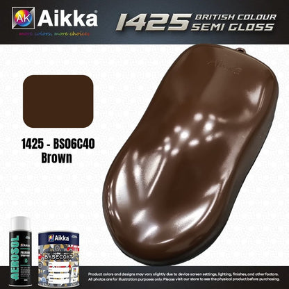 SATINE OPAQUE 1/2 - BRITISH STANDARD SEMI GLOSS COLOUR AIKKA (auto base ou auto kril) - 250 couleurs