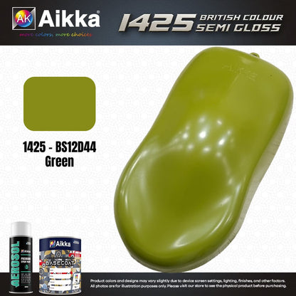 SATINE OPAQUE 1/2 - BRITISH STANDARD SEMI GLOSS COLOUR AIKKA (auto base ou auto kril) - 250 couleurs