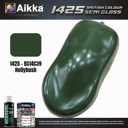 SATINE OPAQUE 1/2 - BRITISH STANDARD SEMI GLOSS COLOUR AIKKA (auto base ou auto kril) - 250 couleurs