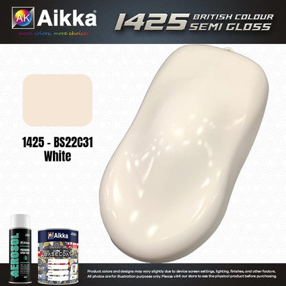 SATINE OPAQUE 1/2 - BRITISH STANDARD SEMI GLOSS COLOUR AIKKA (auto base ou auto kril) - 250 couleurs
