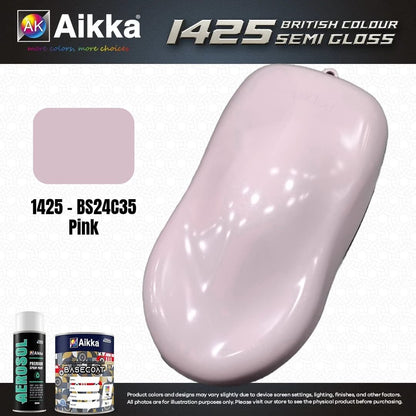 SATINE OPAQUE 1/2 - BRITISH STANDARD SEMI GLOSS COLOUR AIKKA (auto base ou auto kril) - 250 couleurs