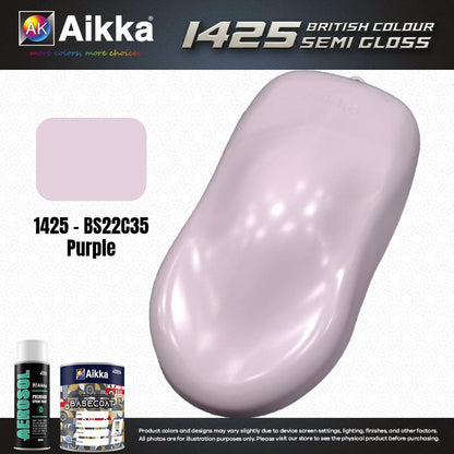 SATINE OPAQUE 1/2 - BRITISH STANDARD SEMI GLOSS COLOUR AIKKA (auto base ou auto kril) - 250 couleurs