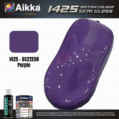 SATINE OPAQUE 1/2 - BRITISH STANDARD SEMI GLOSS COLOUR AIKKA (auto base ou auto kril) - 250 couleurs