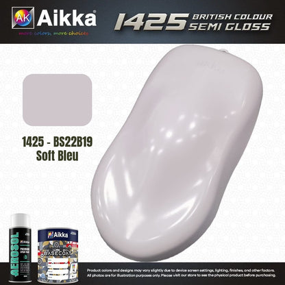 SATINE OPAQUE 1/2 - BRITISH STANDARD SEMI GLOSS COLOUR AIKKA (auto base ou auto kril) - 250 couleurs