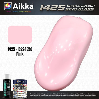 SATINE OPAQUE 1/2 - BRITISH STANDARD SEMI GLOSS COLOUR AIKKA (auto base ou auto kril) - 250 couleurs