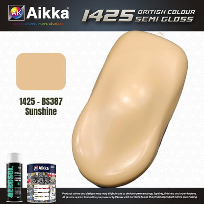 SATINE OPAQUE 1/2 - BRITISH STANDARD SEMI GLOSS COLOUR AIKKA (auto base ou auto kril) - 250 couleurs