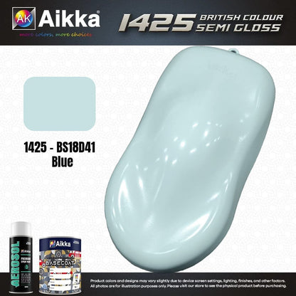 SATINE OPAQUE 1/2 - BRITISH STANDARD SEMI GLOSS COLOUR AIKKA (auto base ou auto kril) - 250 couleurs