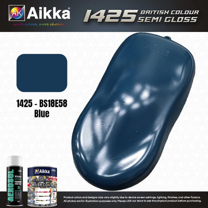 SATINE OPAQUE 1/2 - BRITISH STANDARD SEMI GLOSS COLOUR AIKKA (auto base ou auto kril) - 250 couleurs