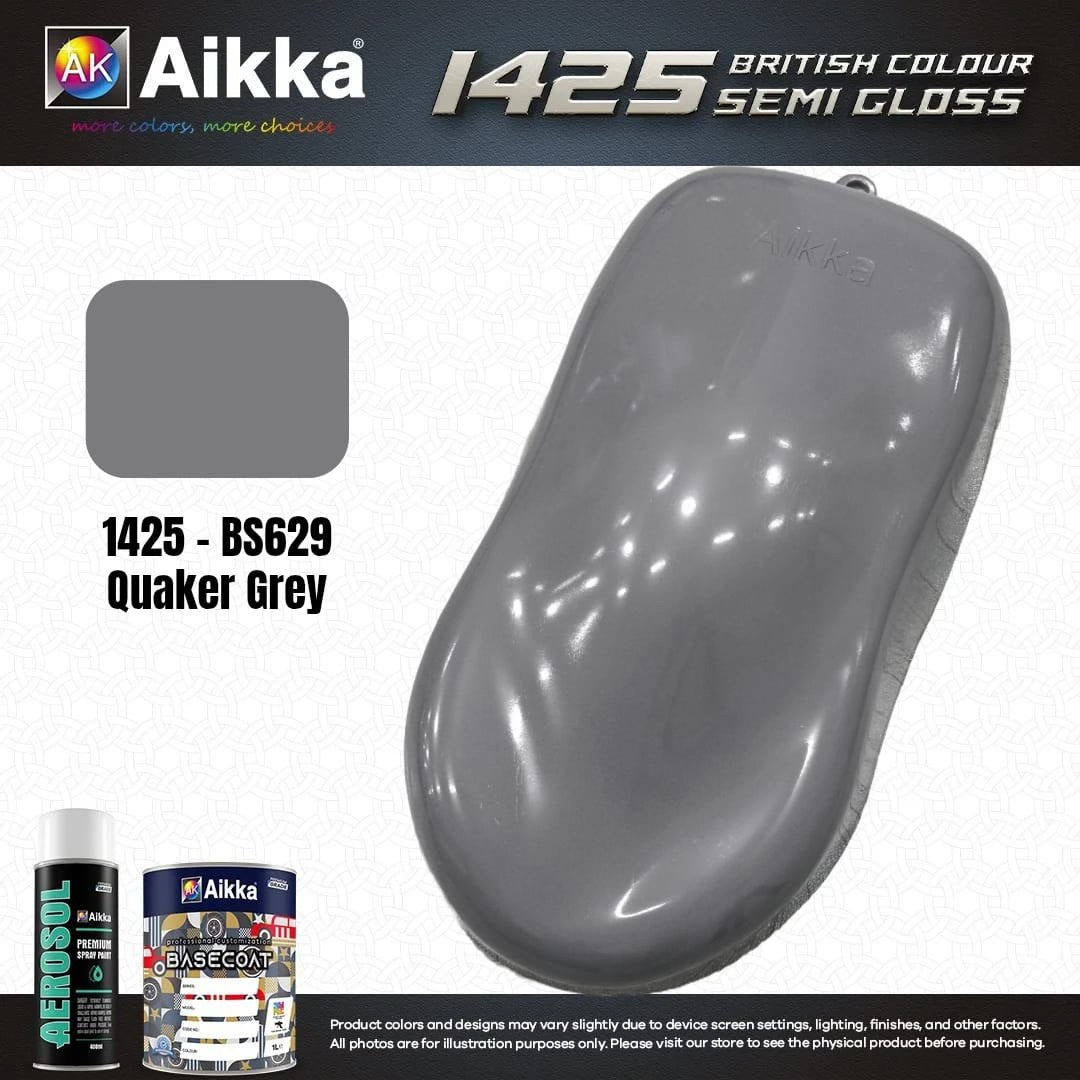 SATINE OPAQUE 1/2 - BRITISH STANDARD SEMI GLOSS COLOUR AIKKA (auto base ou auto kril) - 250 couleurs