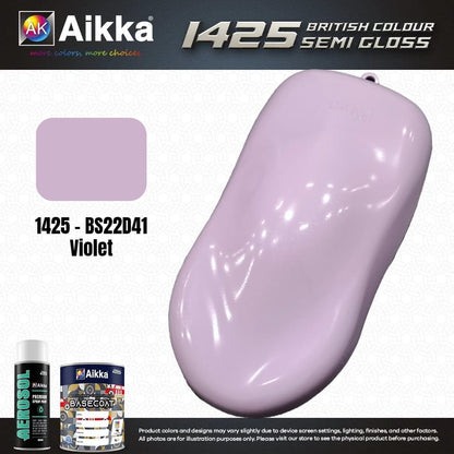 SATINE OPAQUE 1/2 - BRITISH STANDARD SEMI GLOSS COLOUR AIKKA (auto base ou auto kril) - 250 couleurs