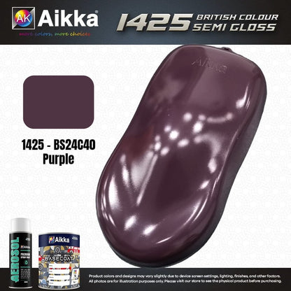 SATINE OPAQUE 1/2 - BRITISH STANDARD SEMI GLOSS COLOUR AIKKA (auto base ou auto kril) - 250 couleurs