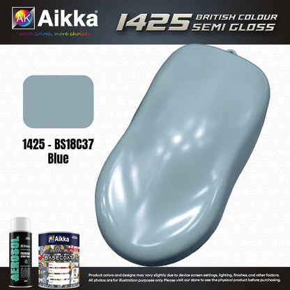 SATINE OPAQUE 1/2 - BRITISH STANDARD SEMI GLOSS COLOUR AIKKA (auto base ou auto kril) - 250 couleurs