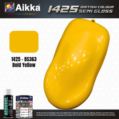 SATINE OPAQUE 1/2 - BRITISH STANDARD SEMI GLOSS COLOUR AIKKA (auto base ou auto kril) - 250 couleurs