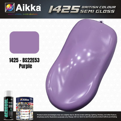 SATINE OPAQUE 1/2 - BRITISH STANDARD SEMI GLOSS COLOUR AIKKA (auto base ou auto kril) - 250 couleurs