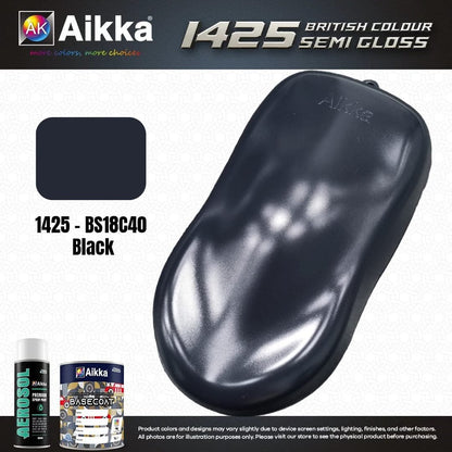 SATINE OPAQUE 1/2 - BRITISH STANDARD SEMI GLOSS COLOUR AIKKA (auto base ou auto kril) - 250 couleurs
