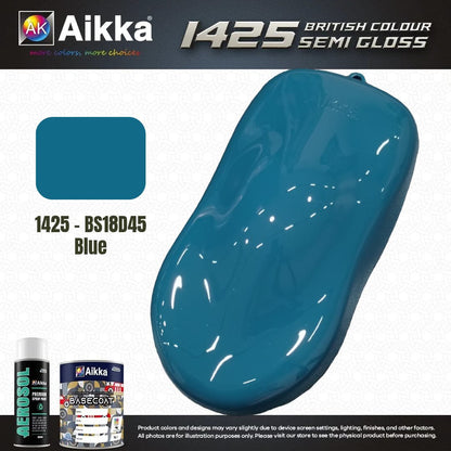 SATINE OPAQUE 1/2 - BRITISH STANDARD SEMI GLOSS COLOUR AIKKA (auto base ou auto kril) - 250 couleurs