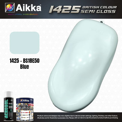 SATINE OPAQUE 1/2 - BRITISH STANDARD SEMI GLOSS COLOUR AIKKA (auto base ou auto kril) - 250 couleurs