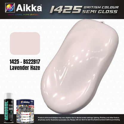 SATINE OPAQUE 1/2 - BRITISH STANDARD SEMI GLOSS COLOUR AIKKA (auto base ou auto kril) - 250 couleurs