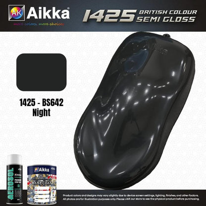 SATINE OPAQUE 2/2 - BRITISH STANDARD SEMI GLOSS COLOUR AIKKA (auto base ou auto kril) - 120 couleurs