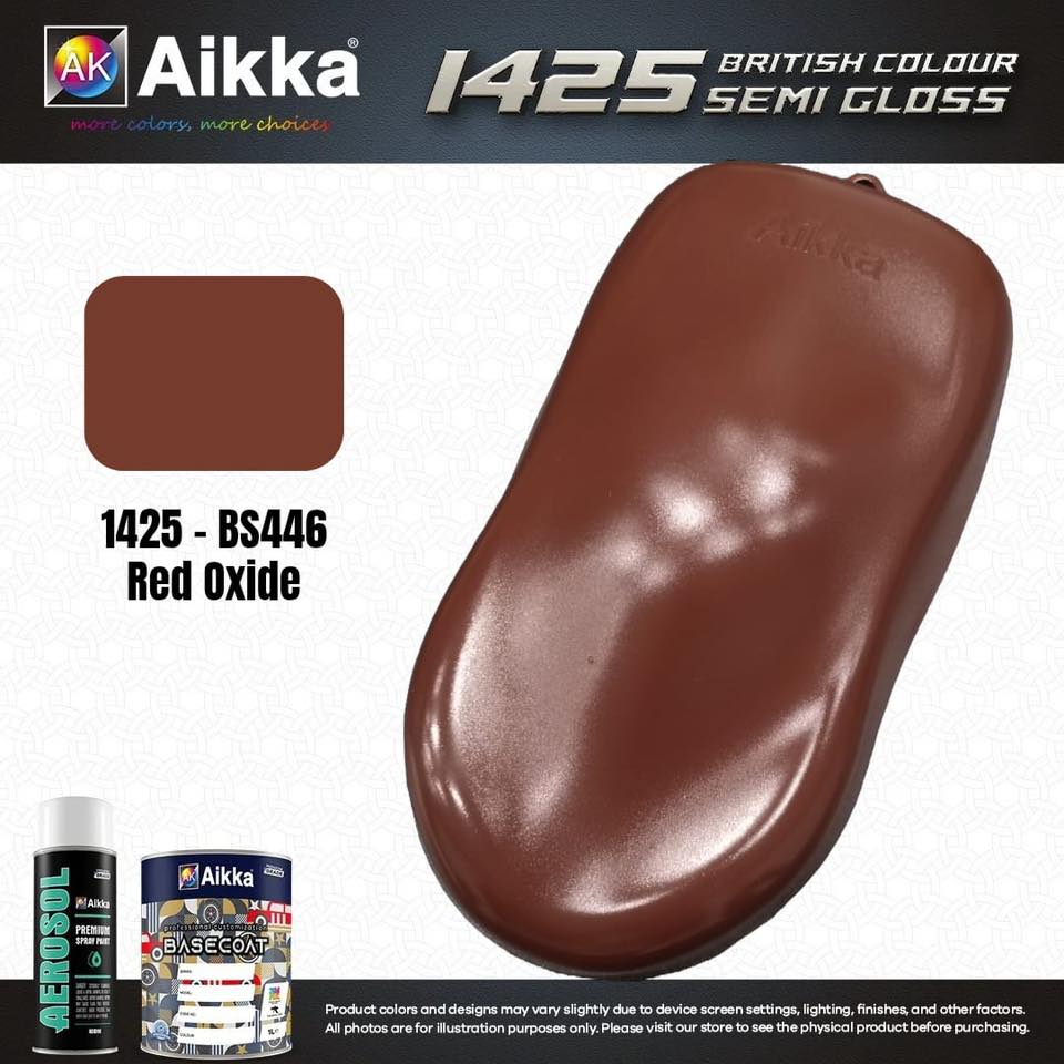 SATINE OPAQUE 2/2 - BRITISH STANDARD SEMI GLOSS COLOUR AIKKA (auto base ou auto kril) - 120 couleurs