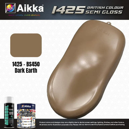 SATINE OPAQUE 2/2 - BRITISH STANDARD SEMI GLOSS COLOUR AIKKA (auto base ou auto kril) - 120 couleurs
