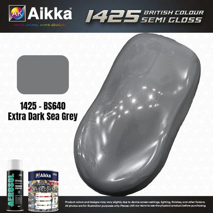 SATINE OPAQUE 2/2 - BRITISH STANDARD SEMI GLOSS COLOUR AIKKA (auto base ou auto kril) - 120 couleurs