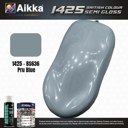 SATINE OPAQUE 2/2 - BRITISH STANDARD SEMI GLOSS COLOUR AIKKA (auto base ou auto kril) - 120 couleurs