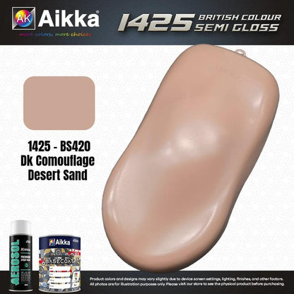 SATINE OPAQUE 2/2 - BRITISH STANDARD SEMI GLOSS COLOUR AIKKA (auto base ou auto kril) - 120 couleurs