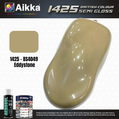 SATINE OPAQUE 1/2 - BRITISH STANDARD SEMI GLOSS COLOUR AIKKA (auto base ou auto kril) - 250 couleurs