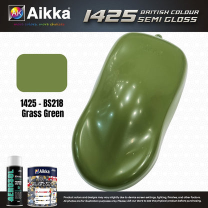 SATINE OPAQUE 2/2 - BRITISH STANDARD SEMI GLOSS COLOUR AIKKA (auto base ou auto kril) - 120 couleurs