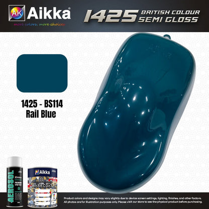 SATINE OPAQUE 2/2 - BRITISH STANDARD SEMI GLOSS COLOUR AIKKA (auto base ou auto kril) - 120 couleurs
