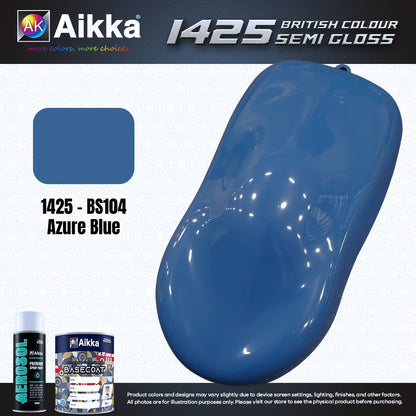SATINE OPAQUE 2/2 - BRITISH STANDARD SEMI GLOSS COLOUR AIKKA (auto base ou auto kril) - 120 couleurs