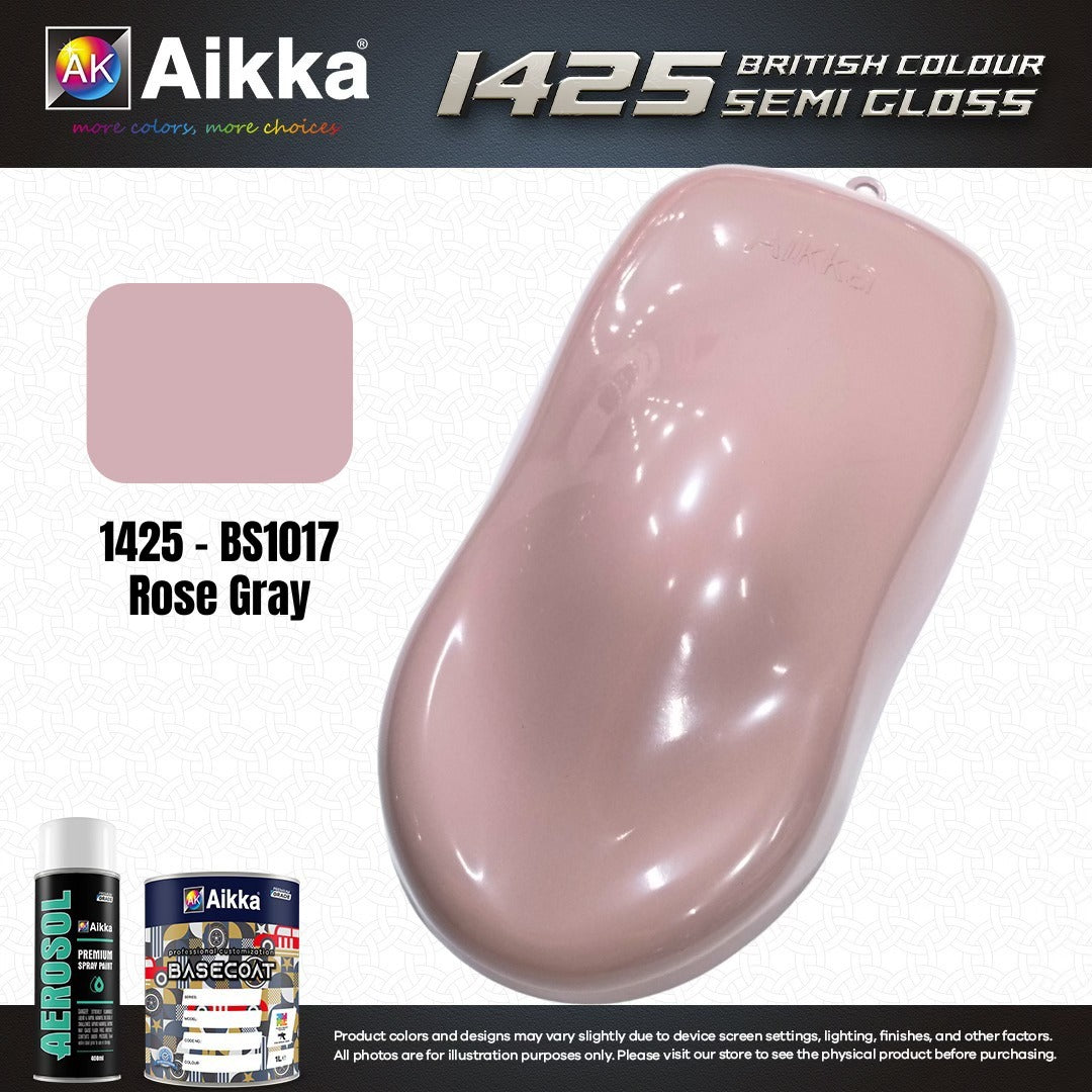 SATINE OPAQUE 2/2 - BRITISH STANDARD SEMI GLOSS COLOUR AIKKA (auto base ou auto kril) - 120 couleurs