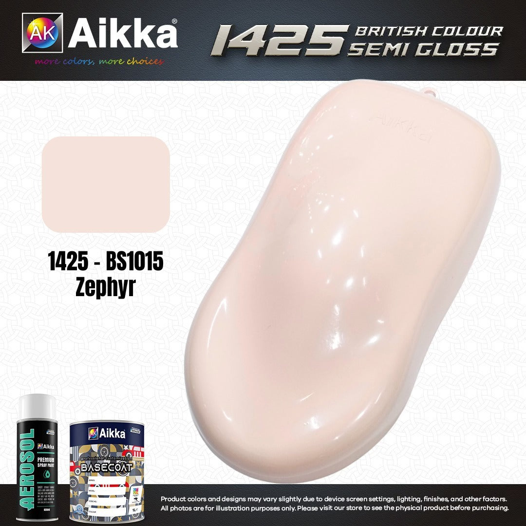 SATINE OPAQUE 2/2 - BRITISH STANDARD SEMI GLOSS COLOUR AIKKA (auto base ou auto kril) - 120 couleurs