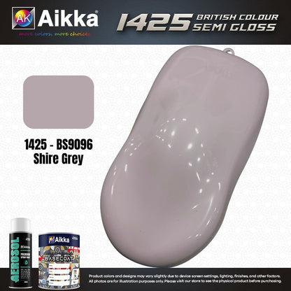 SATINE OPAQUE 2/2 - BRITISH STANDARD SEMI GLOSS COLOUR AIKKA (auto base ou auto kril) - 120 couleurs