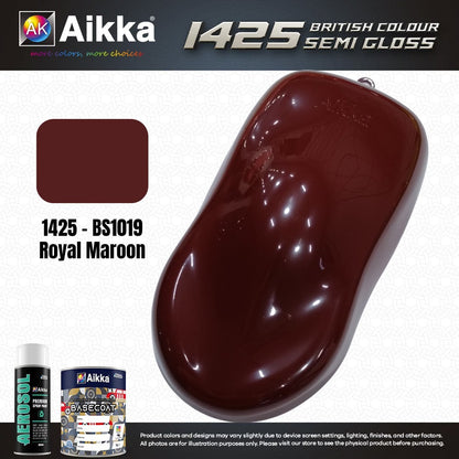 SATINE OPAQUE 2/2 - BRITISH STANDARD SEMI GLOSS COLOUR AIKKA (auto base ou auto kril) - 120 couleurs