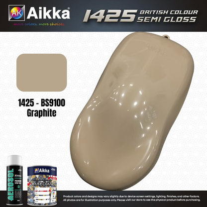 SATINE OPAQUE 2/2 - BRITISH STANDARD SEMI GLOSS COLOUR AIKKA (auto base ou auto kril) - 120 couleurs