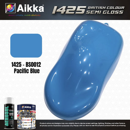SATINE OPAQUE 2/2 - BRITISH STANDARD SEMI GLOSS COLOUR AIKKA (auto base ou auto kril) - 120 couleurs