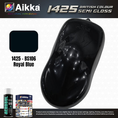 SATINE OPAQUE 2/2 - BRITISH STANDARD SEMI GLOSS COLOUR AIKKA (auto base ou auto kril) - 120 couleurs
