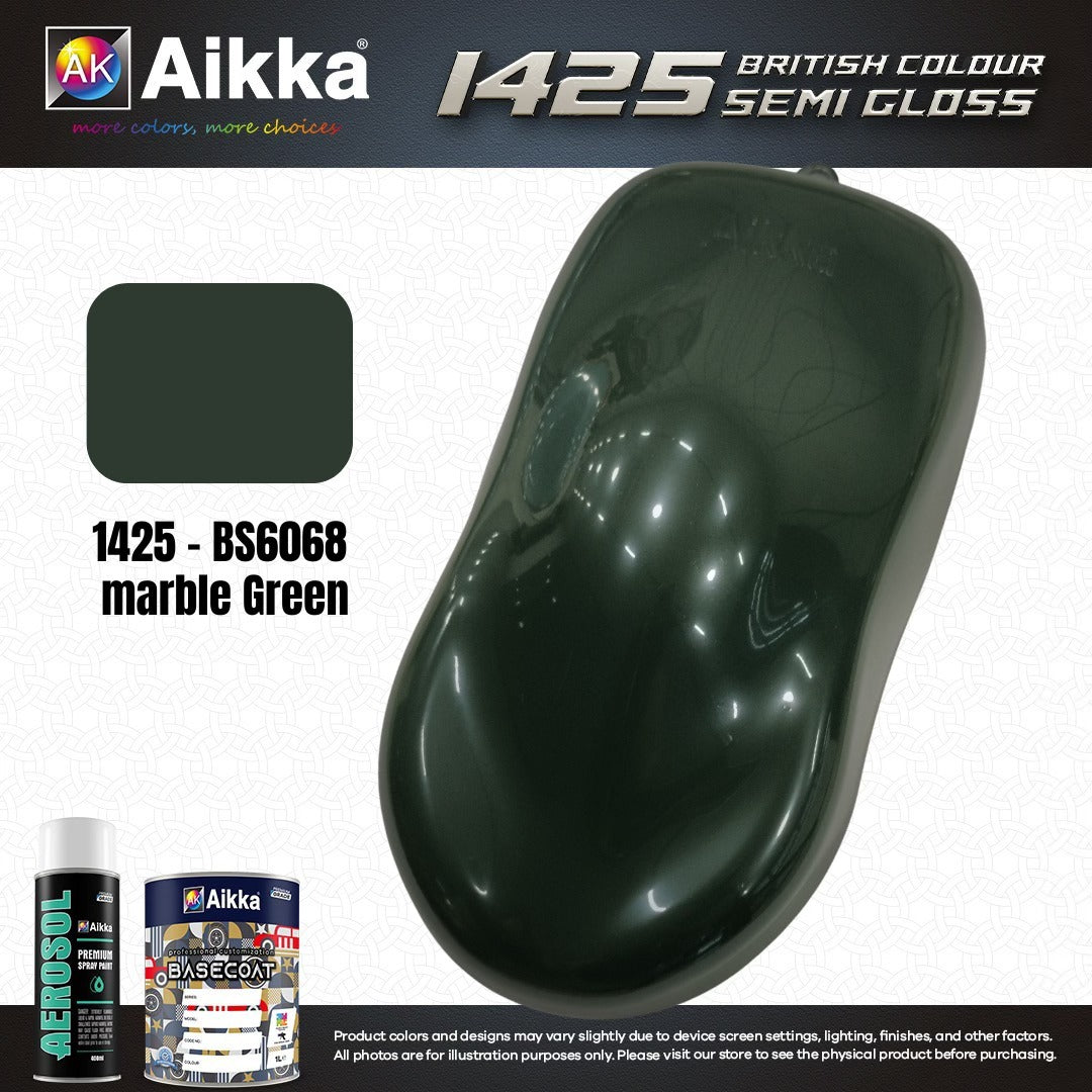 SATINE OPAQUE 2/2 - BRITISH STANDARD SEMI GLOSS COLOUR AIKKA (auto base ou auto kril) - 120 couleurs